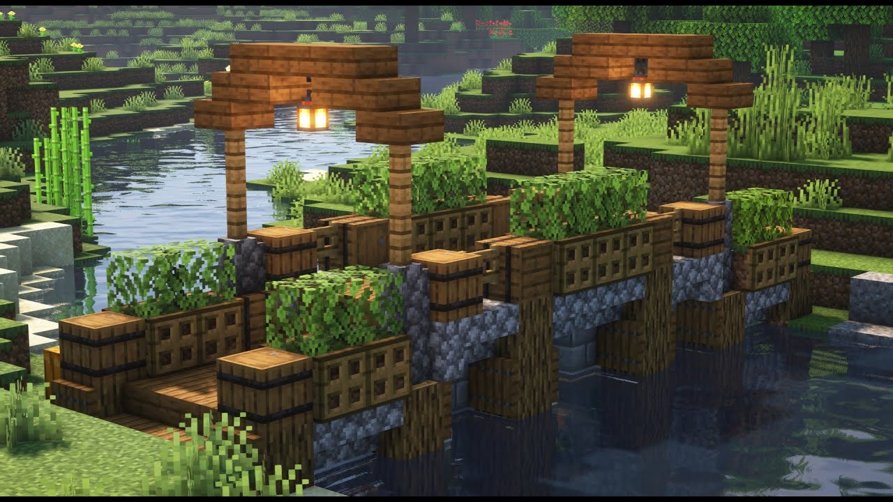 How to Build a Easy Bridge in Minecraft | Tutorial - Minecraft Builders