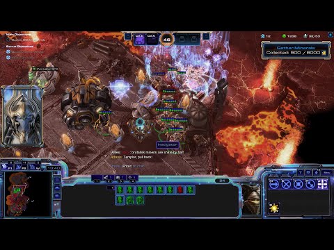 StarCraft 2 Wings of Liberty Co-op Campaign (Protoss Edition) Mission 5 - The Devil's Playground