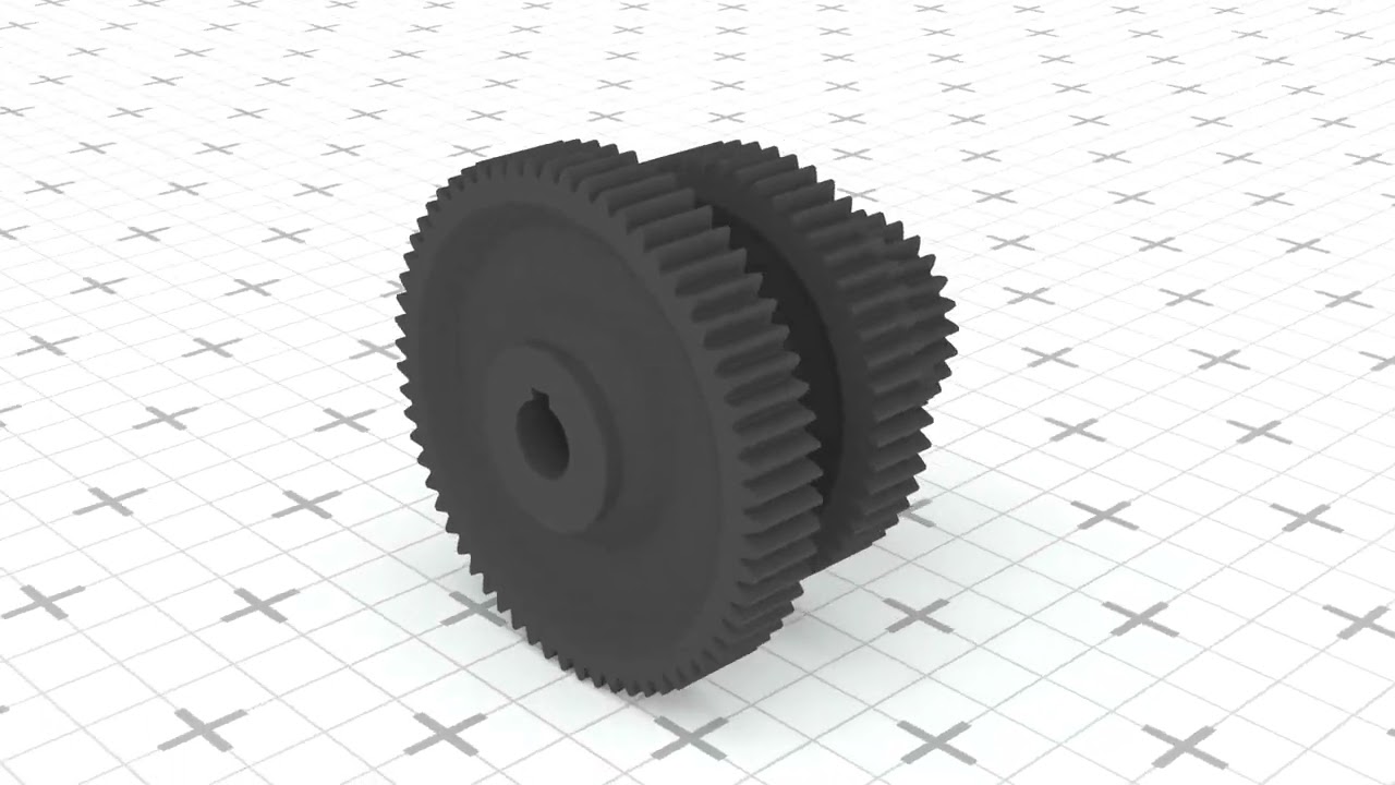 PKG Motion 20 MPS h2200 Gear Repair Kit 3 Gears 3D Print Model