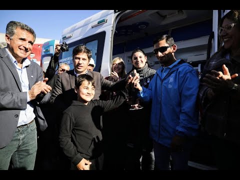 Juanci Martínez agradeció a Kicillof por acompañar en la “transformación” de Rivadavia