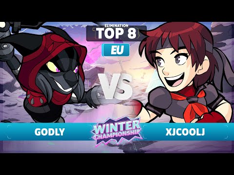Godly vs. xJcoolJ - Elimination Top 8 - EU - Brawlhalla Winter Championship 2023