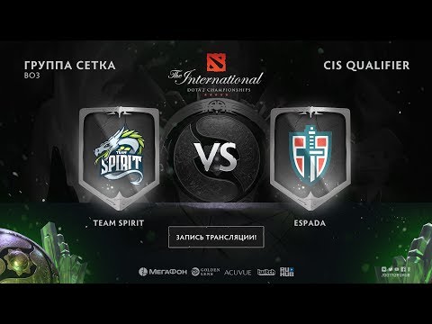 Team Spirit vs Espada, The International CIS QL, game 3 [Lex, 4ce]