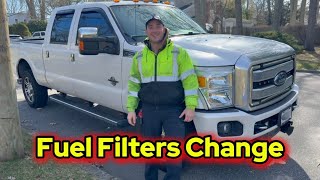 How To Change Your Ford Fuel Filters - 6.7 Diesel