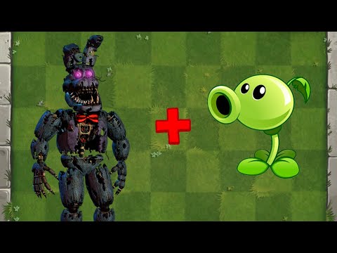 Nightmare Bonnie + Peashooter Fusion - Plants vs Zombies Animation