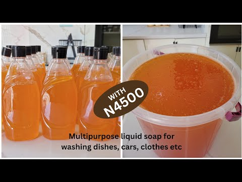 How to make multipurpose liquid soap at home| 20Litres liquid soap using N4500