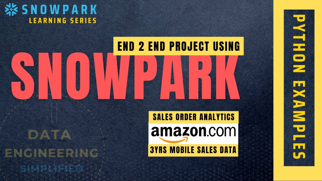 End To End Data Engineering Project With Snowflake | Parquet, JSON & CSV Data Files