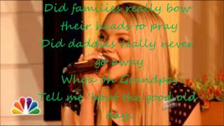 Danielle Bradbery-Grandpa-The Voice 4-Top 8