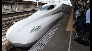 Japan debuts new bullet train N700S that can run 360 KM kilometers per hour during an earthquake
