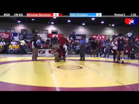 2011 U.S. Open SAT GR 120 KG: Nicholas Severson vs. Toby Erickson Champ. Round 1
