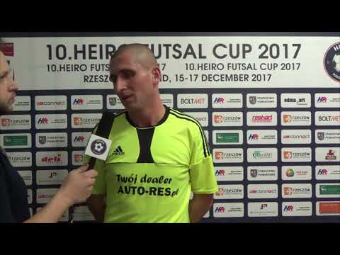 Heiro Futsal Cup 2017: Paweł Kłeczek (KS Zaczenie) po meczu z Kobi Rzeszów (grupa E)