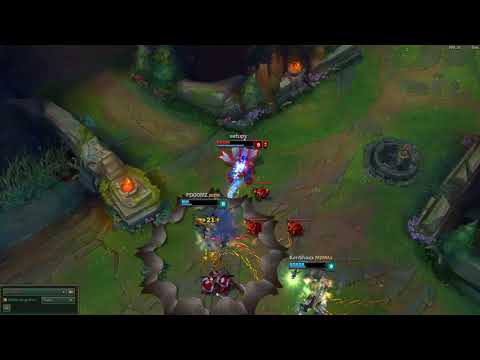 LoL Ahri Play vs Jarvan and Lucian