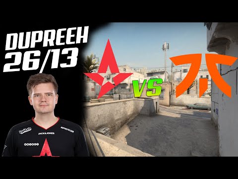 CSGO POV ASTRALIS DUPREEH (26/13) VS FNATIC DUST 2 ESL Pro League Season 13 30.03.20!