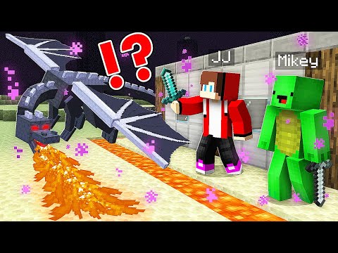 Ultimate House Security vs Ender Dragon! Maizen Madness