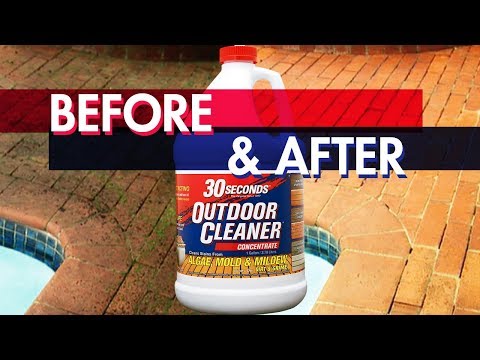 Before & After 30 SECONDS Outdoor Cleaner