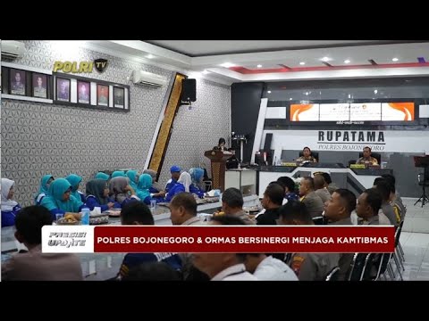 POLRES BOJONEGORO GELAR PERTEMUAN DENGAN ORMAS