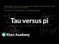 Tau versus pi | Graphs of trig functions | Trigonometry | Khan Academy