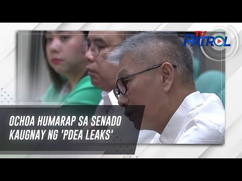 Ochoa humarap sa Senado kaugnay ng 'PDEA leaks'