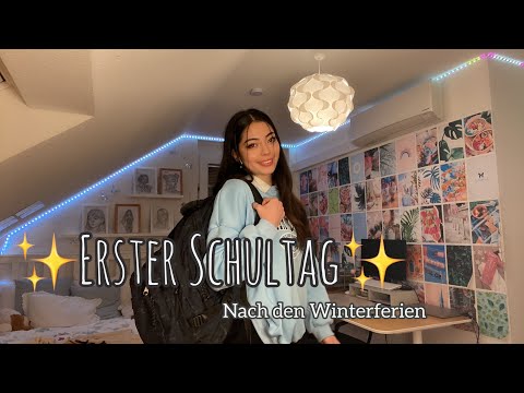 First day of school - Vlog - Morning routine - Winter