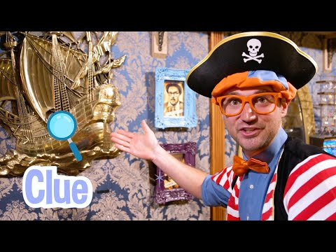 Blippi The Pirate Learns About Colors and Numbers at Kidd's Jewelry Heist | Educational Kids Videos