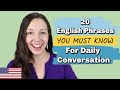 20 Essential English Phrases For Daily Conversation