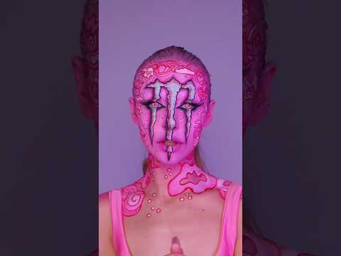 Monster Ultra Strawberry MAKEUP ✨ l’ho amato #makeup #monsterenergy