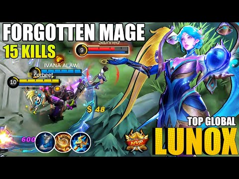 LUNOX TOP 1 GLOBAL GAMEPLAY 2021 - Lunox best build and emblem 2021 - Mobile legends