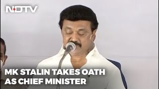 MK Stalin Swearing-in: DMK Chief MK Stalin Takes O