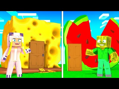 Crazy Minecraft showdown: Cheese vs. Melon base!