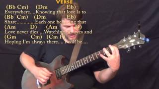 Here There and Everywhere (Emmylou Harris) Guitar Cover Lesson with Chords/Lyrics