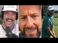 Travis Kelce Funny Happy Gilmore Golf Shot Adam Sandler Loves It