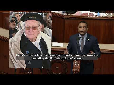 Congressman Don Davis onors WWII Veteran Irvin J. “Buck” Price
