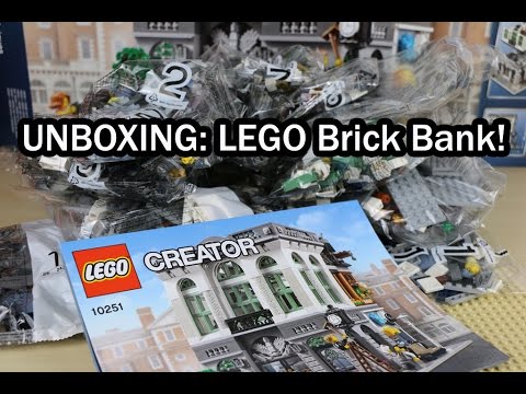LEGO Creator Expert Brick Bank: UNBOXING (10251)