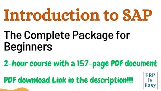 Download lagu Introduction to SAP - The Complete Package for Beginners | 2 Hour Course with a 157-Page Free PDF mp3