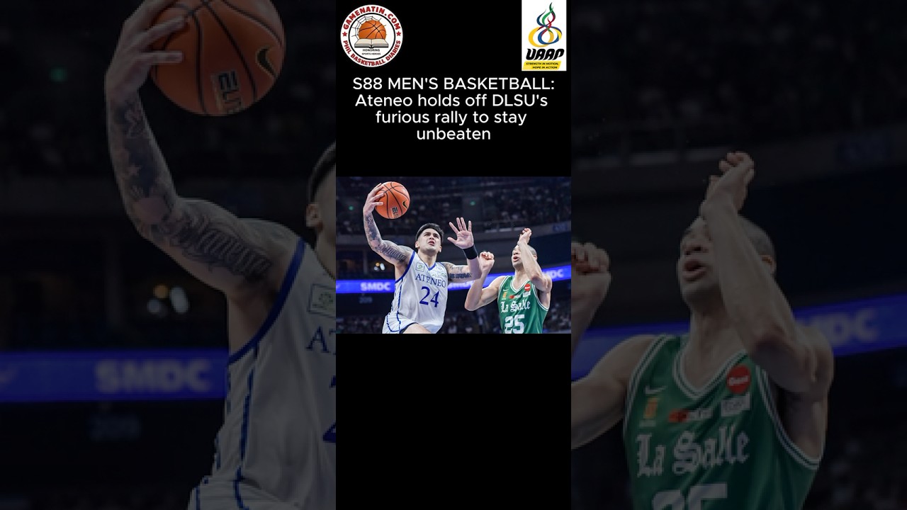 UAAP Men's Basketball: Ateneo staves off La Salle's late rally to win rivalry game