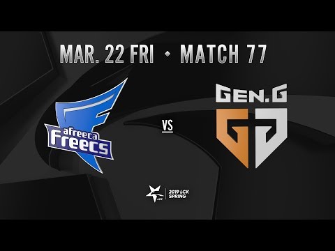 [2019 LCK SPRING] 0322 Match77 : AF vs GEN Highlight