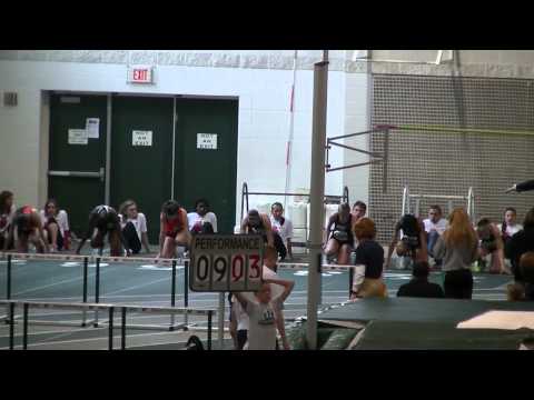 3A Girls 60m Hurdle Prelims Heat 1 - Illinois Top Times 2014