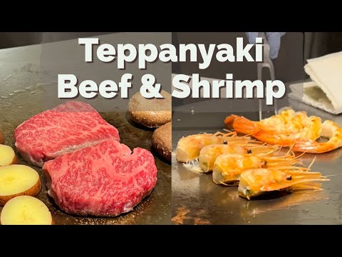 $125 Teppanyaki in Japan - Beef Steak, Shrimp & Scallop in Hokkaido