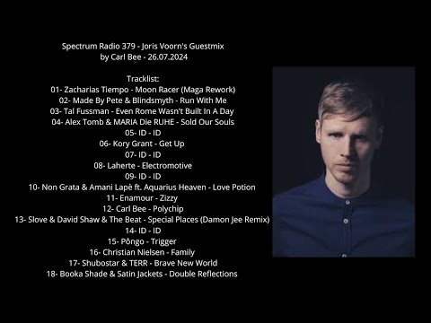 Spectrum Radio 379 - Joris Voorn's Guestmix by Carl Bee - 26.07.2024