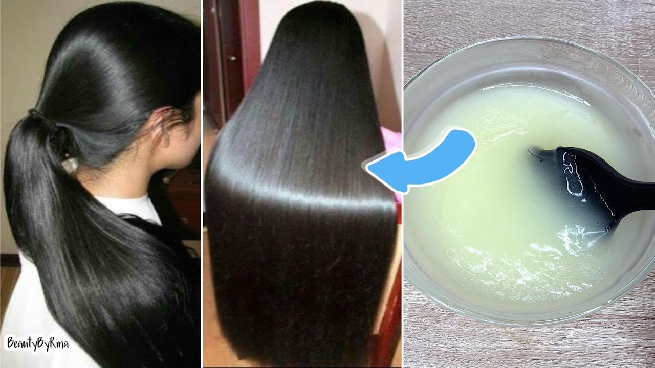 ALISADO PERMANENTE EN CASA CON SÓLO 2 INGREDIENTES😱👩🏻CABELLO LISO Y SIN FRIZZ