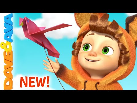 💕 Two Little Dicky Birds | Dave and Ava | Nursery Rhymes & Kids Songs 💕