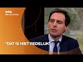 Wopke Hoekstra vindt dat linkse partijen bedrijfsleven en ondernemers te zwaar willen belasten