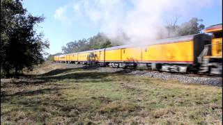preview picture of video 'UP 844 Hempstead to Millican, TX - 10.29.2012'