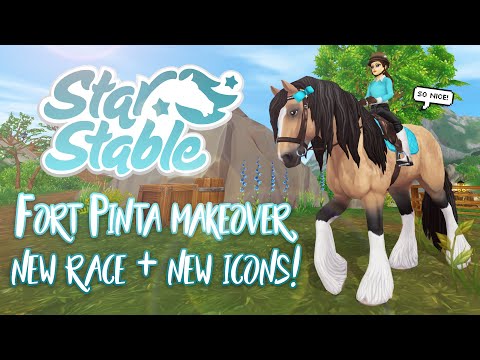Fort Pinta MAKEOVER, a new race and new icons! | Star Stable Updates
