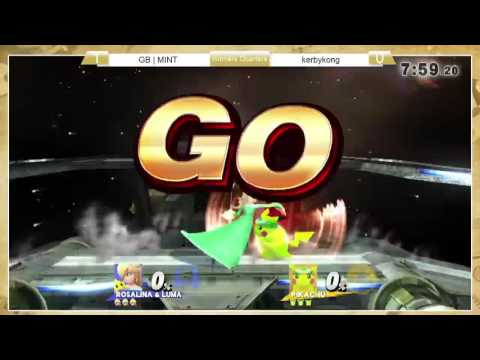 Sm4sh: StP4 - GB | MINT (Rosalina) Vs kerbykong (Pikachu)