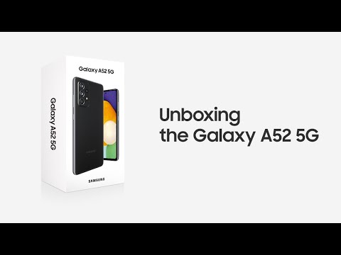 Galaxy A52 5G: Unboxing | Samsung