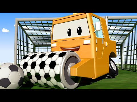 Tom der Abschleppwagen -  Steve Die Dampfwalze Fährt Gegen Einen Torpfosten! - Autopolis  🚓 🚒