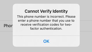 { Fixed } CANNOT VERIFY IDENTITY Error On iPhone iPad iPod iOS 13-14-15 ( Fixed 