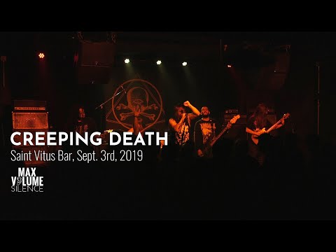 CREEPING DEATH – Live at Saint Vitus Bar (Sept. 3rd, 2019)