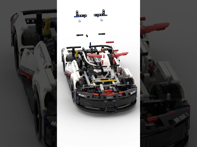 Vídeo relacionado con Brickify Gancho de montaje en pared compatible con Lego 42096 Technic Porsche 911 RSR Race Car Model Building Kit - Fácil de instalar - Fabricado en el Reino Unido