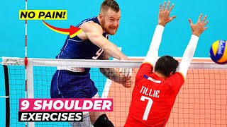 9 Shoulder Exercises | Experience No More Pain in Volleyball (+ Superset)